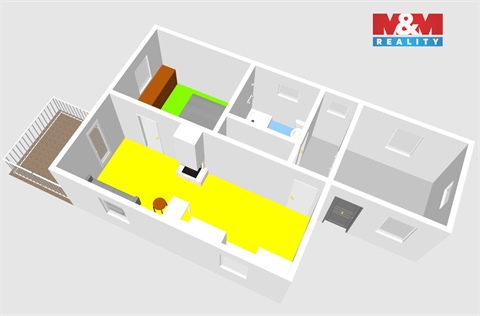 Prodej chaty / chapuly, 86 m² - 16