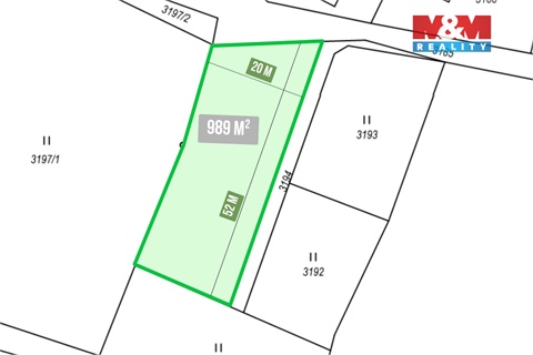 Prodej stavebního pozemku, 989 m² 10
