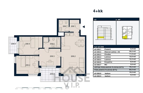 Prodej bytu 4kk, 79 m² 12