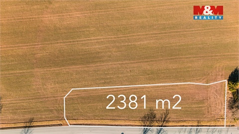 Prodej zemědělské půdy, 2 381 m² 2
