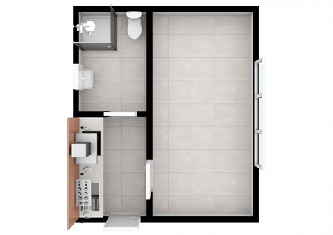 Pronájem bytu 1kk, 20 m² - 18