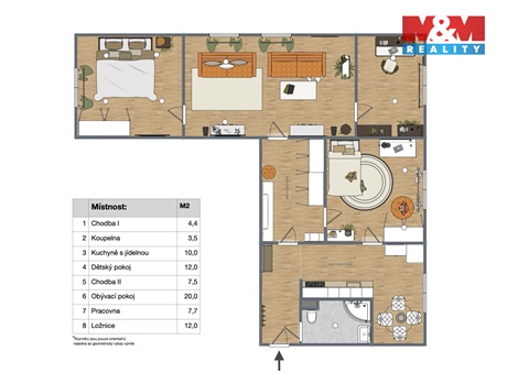 Prodej bytu 4+1, 80 m² - 20