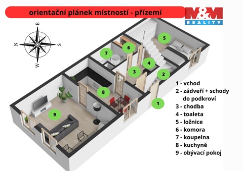 Prodej rodinného domu, 85 m² 6