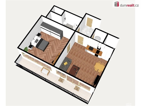 Pronájem bytu 2kk, 64 m² 14