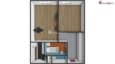 Pronájem bytu 2kk, 42 m² - 22