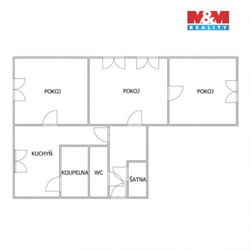 Prodej bytu 3+1, 57 m² - 6