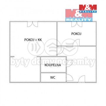 Prodej bytu 2kk, 44 m² 12