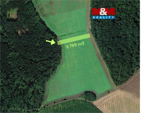 Prodej zemědělské půdy, 2 769 m² 0