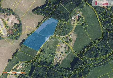 Prodej louky, 11 449 m² - 0