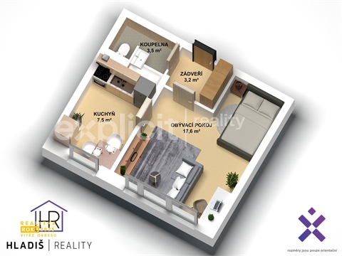 Prodej bytu 1+1, 32 m² - 24