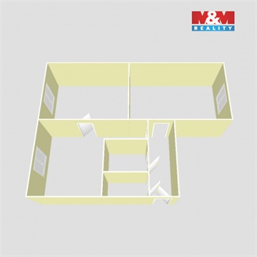 Prodej bytu 2+1, 51 m² - 2