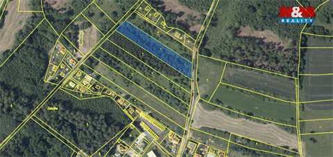 Prodej louky, 1 009 m² - 0