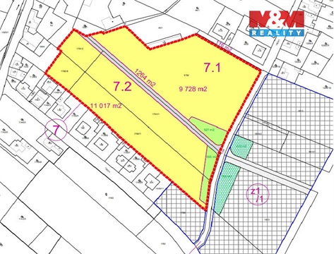 Prodej stavebního pozemku, 11 177 m² - 6