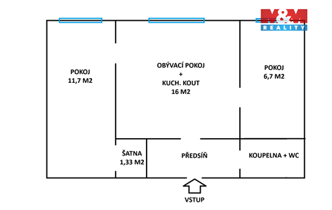 Prodej bytu 2+1, 44 m² 10