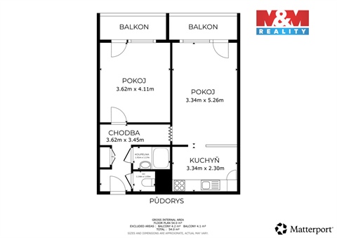 Prodej bytu 2kk, 52 m² 4