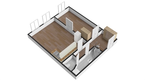 Pronájem bytu 2kk, 55 m² - 12