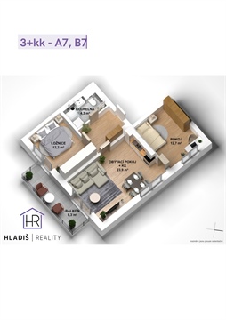 Prodej bytu 3kk, 61 m² - 18