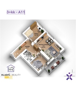 Prodej bytu 3kk, 61 m² - 10