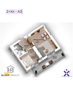 Prodej bytu 2kk, 47 m² - 12