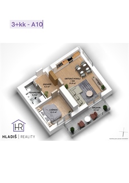 Prodej bytu 2kk, 46 m² - 22