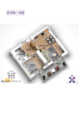 Prodej bytu 2kk, 47 m² 16