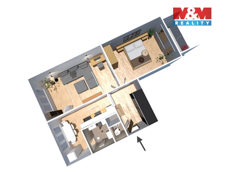 Prodej bytu 2+1, 61 m² - 12