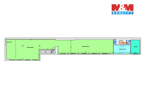 Pronájem kanceláře, 234 m² - 10