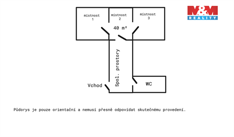 Pronájem kanceláře, 40 m² 10
