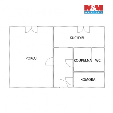 Prodej bytu 1+1, 31 m² 4