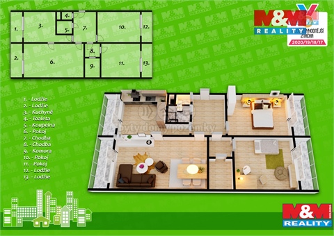 Prodej bytu 3+1, 99 m² 6