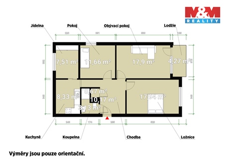 Prodej bytu 4+1, 80 m² 14