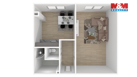 Prodej bytu 1+1, 43 m² - 18