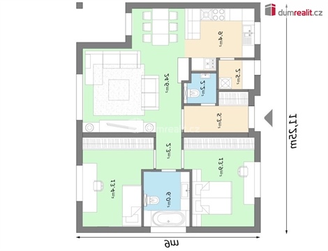 Prodej rodinného domu, 100 m² 6