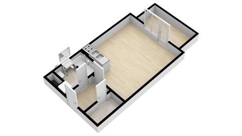 Pronájem bytu 1kk, 34 m² - 12