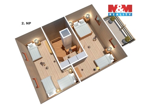 Prodej chaty / chapuly, 65 m² - 4