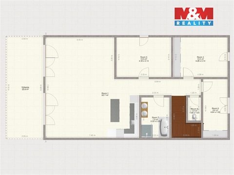 Pronájem bytu 4kk, 110 m² - 16