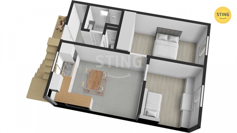 Prodej bytu 3kk, 60 m² - 4