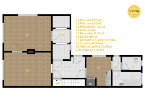 Prodej rodinného domu, 90 m² 16
