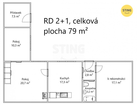Prodej rodinného domu, 125 m² - 10