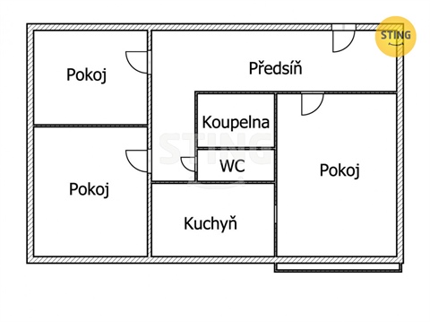 Prodej bytu 3+1, 71 m² - 12