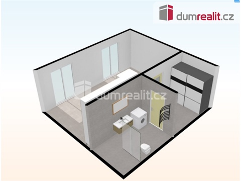 Pronájem bytu 1kk, 31 m² - 4