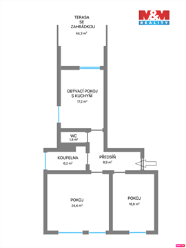 Prodej bytu 3kk, 75 m² 16