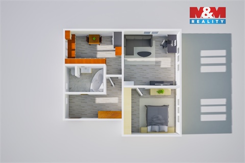 Prodej bytu 2+1, 56 m² 16