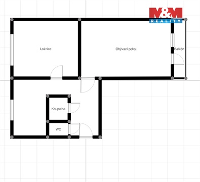 Prodej bytu 2+1, 56 m² 14