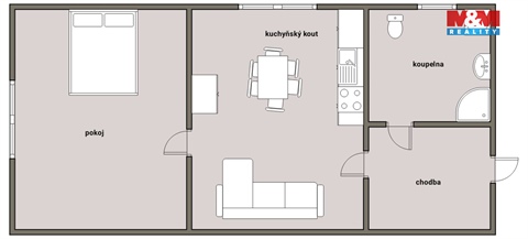 Prodej bytu 2kk, 42 m² - 6