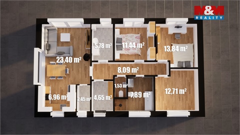 Prodej rodinného domu, 94 m² 24