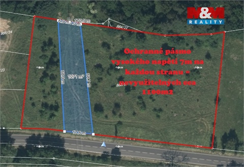 Prodej stavebního pozemku, 8 068 m² 6