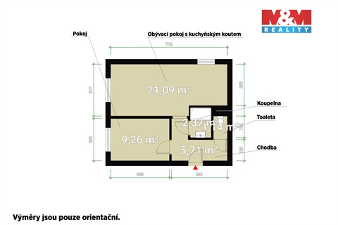 Prodej bytu 2kk, 40 m² - 4