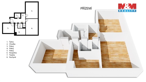Prodej bytu 3+1, 71 m² 20