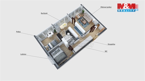 Prodej bytu 3+1, 64 m² - 8